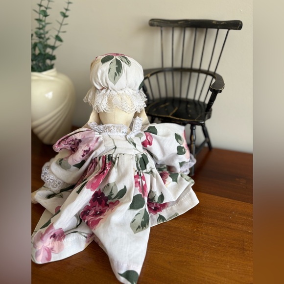 VINTAGE Hand Sewn Muslin Rabbit- Cottagecore - Picture 2 of 3